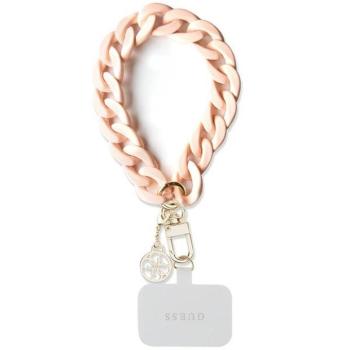 Guess GUOUCBMC4MP Universal nagy csuklópánt rózsaszín akril 4G Charm tok kép