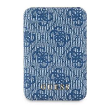 Guess GUPB5FP4EMGB 4G Leather Metal Logo MagSafe powerbank 15W 5000mAh - kék kép