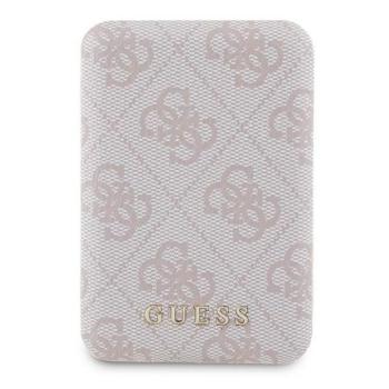 Guess GUPB5FP4EMGP 4G Leather Metal Logo MagSafe powerbank 15W 5000mAh - rózsaszín kép
