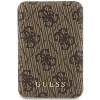 Guess GUPB5FP4EMGW 4G Leather Metal Logo MagSafe powerbank 15W 5000mAh - barna kép