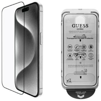 Guess GUTGP16LBOKGCIT Screen Protector 2.5D Outline edzett üveg kijelzővédő iPhone 16 Pro kép