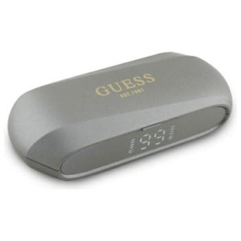 Guess GUTWSC2MCDSE Elongated Metalic Printed Logo TWS Bluetooth vezeték nélküli fülhallgató - tópszürke kép