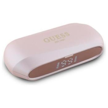 Guess GUTWSC2MCDSP Elongated Metalic Printed Logo TWS Bluetooth vezeték nélküli fülhallgató - rózsaszín kép