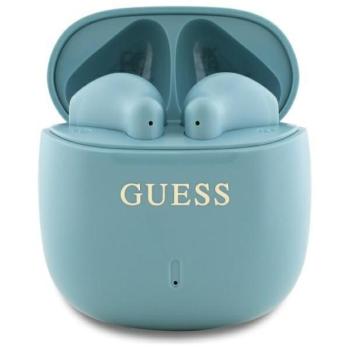 Guess GUTWSJ14ESGQ Printed Classic Logo TWS Bluetooth vezeték nélküli fülhallgató - türkizkék kép