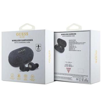 Guess GUTWSP4EGK 4G Metal TWS bluetooth vezeték nélküli fülhallgató ENC - fekete kép