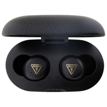 Guess GUTWSPGTSPSK Grainee Classic Logo TWS bluetooth vezeték nélküli fülhallgató ENC - fekete kép