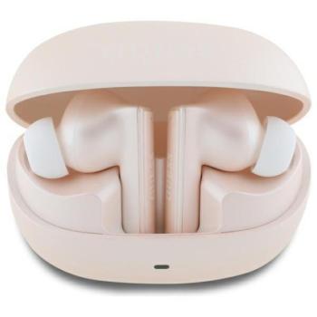 Guess GUTWST88MCTGP Capsule Printed Logo TWS Bluetooth vezeték nélküli fülhallgató - rózsaszín kép
