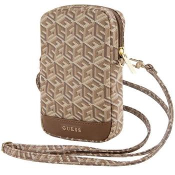 Guess GUWBZPGCSPGW Zip GCube Bottom Stripe táska - barna kép