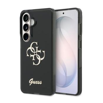 Guess IML 4G Script Metal Logo Samsung Galaxy S26 tok, fekete kép