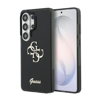 Guess IML 4G Script Metal Logo Samsung Galaxy S26 Ultra tok, fekete kép