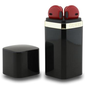 Guess Lipstick Shape TWS vezeték nélküli fülhallgató, rúzs alakú töltőtokkal, fekete-piros kép