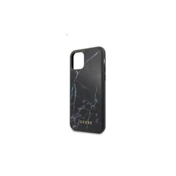 Guess Marble Apple iPhone 11 Pro Max hátlap tok, fekete márvány kép