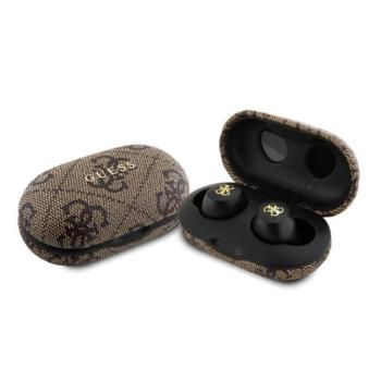 GUESS METAL LOGO bluetooth fülhallgató SZTEREO (v5.3, TWS, mikrofon, zajszűrő, IPX5 vízálló + töltőtok) BARNA kép