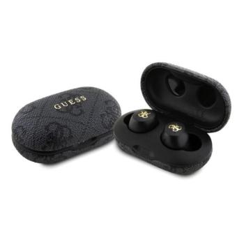 GUESS METAL LOGO bluetooth fülhallgató SZTEREO (v5.3, TWS, mikrofon, zajszűrő, IPX5 vízálló + töltőtok) FEKETE kép