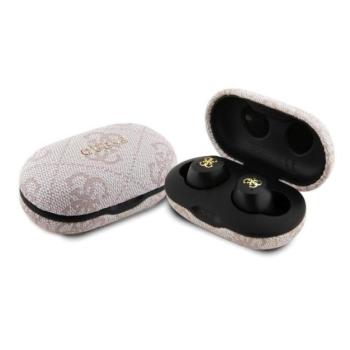 GUESS METAL LOGO bluetooth fülhallgató SZTEREO (v5.3, TWS, mikrofon, zajszűrő, IPX5 vízálló + töltőtok) RÓZSASZÍN kép