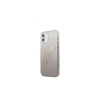 Guess PC/TPU Vintage Apple iPhone 12 mini hátlap tok, átmenetes arany kép