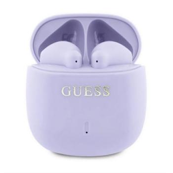 GUESS PRINTED CLASSIC LOGO bluetooth fülhallgató SZTEREO (v5.3, TWS, mikrofon, IPX4 + töltőtok) LILA kép