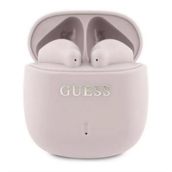 GUESS PRINTED CLASSIC LOGO bluetooth fülhallgató SZTEREO (v5.3, TWS, mikrofon, IPX4 + töltőtok) RÓZSASZÍN kép