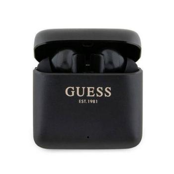 GUESS PRINTED LOGO bluetooth fülhallgató SZTEREO (v5.1, TWS, mikrofon + töltőtok) FEKETE kép