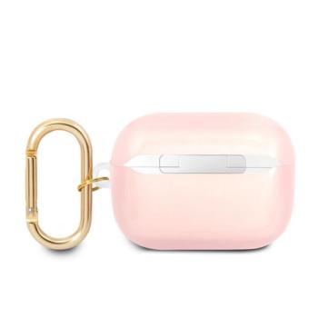 Guess Printed Stripe Apple Airpods Pro tok, rózsaszín kép