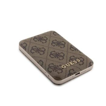 Guess PU 4G MagSafe kompatibilis Power bank / külső akkumulátor, 5000mAh, barna kép