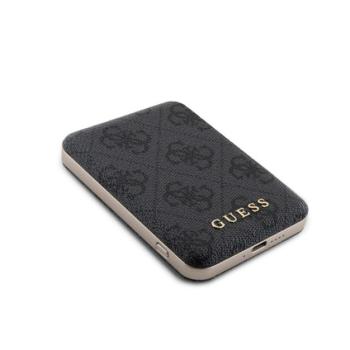 Guess PU 4G MagSafe kompatibilis Power bank / külső akkumulátor, 5000mAh, fekete kép