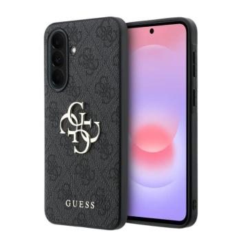 Guess PU 4G Metal Logo Samsung Galaxy A37 tok, szürke kép