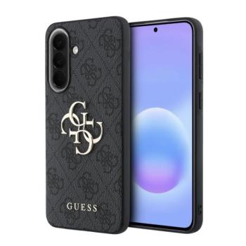 Guess PU 4G Metal Logo Samsung Galaxy A57 tok, fekete kép