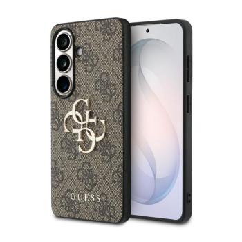 Guess PU 4G Metal Logo Samsung Galaxy S26 Plus tok, barna kép
