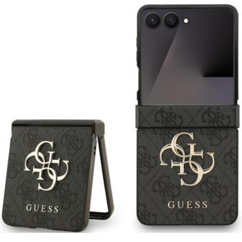 Guess PU 4G Metal Logo Samsung Galaxy Z Flip 7 hátlap tok, szürke kép