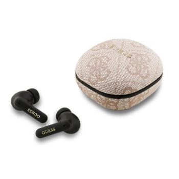 GUESS PU 4G SCRIPT LOGO bluetooth fülhallgató SZTEREO (v5.4, TWS, mikrofon, zajszűrő + töltőtok) RÓZSASZÍN kép