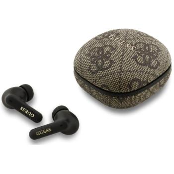 Guess PU 4G Script Logo ENC TWS vezeték nélküli fülhallgató, barna-fekete kép