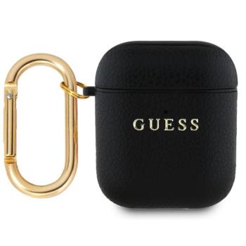 Guess PU Grained Classic Logo Apple AirPods 1/2 tok, fekete kép