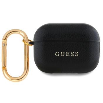 Guess PU Grained Classic Logo Apple AirPods Pro 2 tok, fekete kép