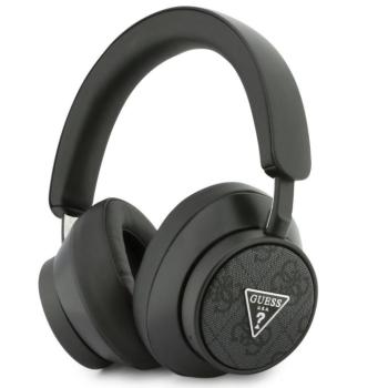 Guess PU Leather 4G Triangle Logo ENC TWS vezeték nélküli fejhallgató, fekete kép