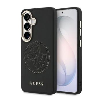 Guess PU Perforated 4G Logo Samsung Galaxy S26 mágneses tok, fekete kép