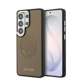Guess PU Perforated 4G Logo Samsung Galaxy S26 Ultra mágneses tok, barna kép