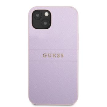 Guess PU Saffiano Apple iPhone 13 mini bőr hátlap tok, lila kép