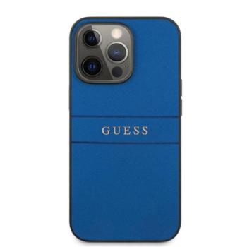 Guess PU Saffiano Apple iPhone 13 Pro Max bőr hátlap tok, kék kép