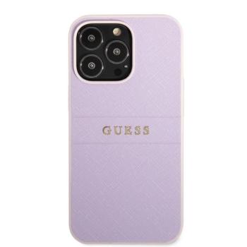 Guess PU Saffiano Apple iPhone 13 Pro Max bőr hátlap tok, lila kép