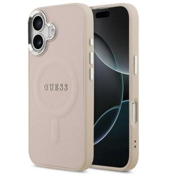Guess PU Saffiano Apple iPhone 17 MagSafe hátlap tok, rózsaszín kép