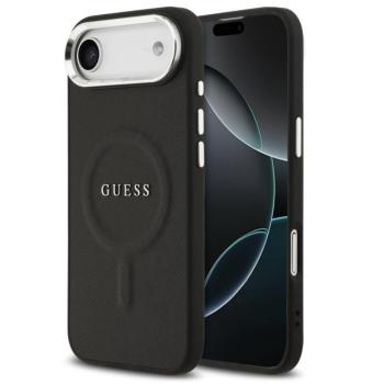 Guess PU Saffiano Apple iPhone Air (2025) MagSafe hátlap tok, fekete kép