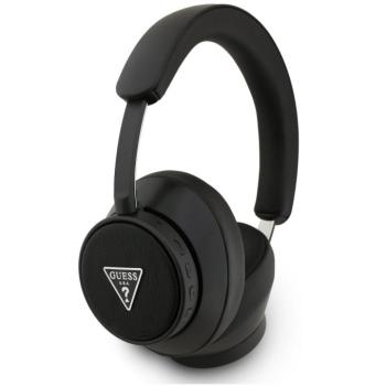 Guess PU Saffiano Triangle Logo ENC TWS vezeték nélküli fejhallgató, fekete kép