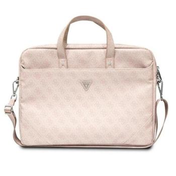 Guess Saffiano 4G Triangle Logo GUCB15P4TP 16&quot; tablet táska, rózsaszín kép