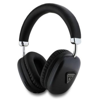GUESS SAFFIANO bluetooth fejhallgató SZTEREO (v5.3, mikrofon, zajszűrő, IPX4 vízálló, microSD kártyaolvasó) FEKETE kép
