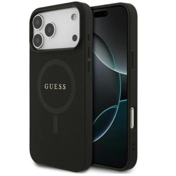 Guess Saffiano Classic Logo Apple iPhone 17 Pro MagSafe tok, fekete kép