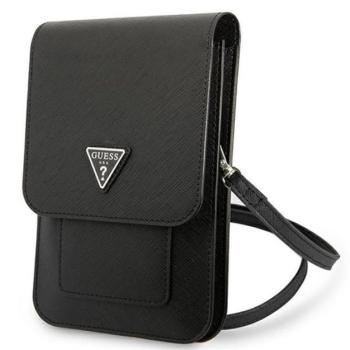 Guess Saffiano Triangle GUWBSATMBK kis táska, fekete kép