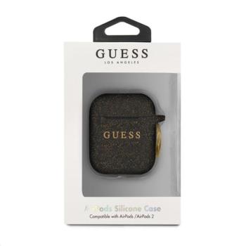 Guess Silicone Apple AirPods 1/2 tok, fekete kép
