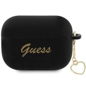 Guess Silicone Charm Heart Apple AirPods Pro 2 tok , fekete kép