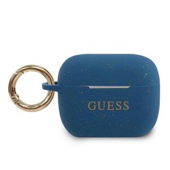 Guess Silicone Glitter Apple AirPods Pro tok, kék kép